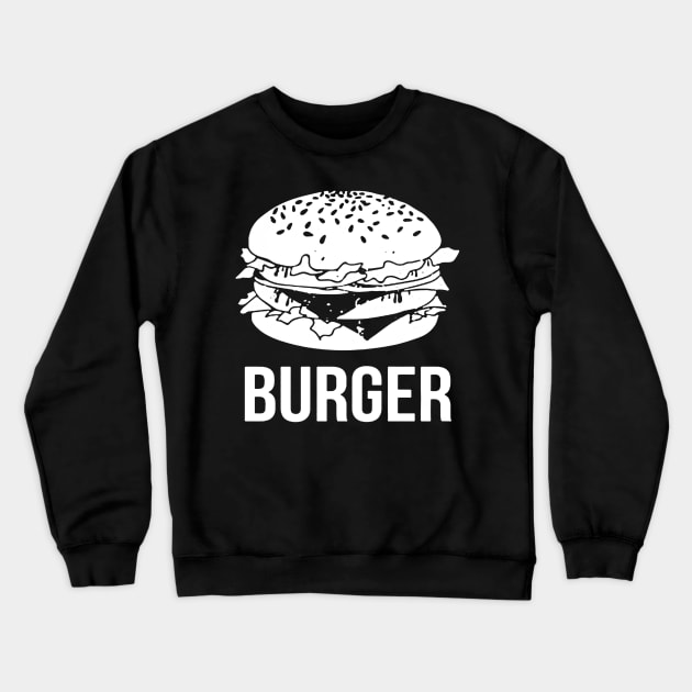 Burger Crewneck Sweatshirt by ryu_design